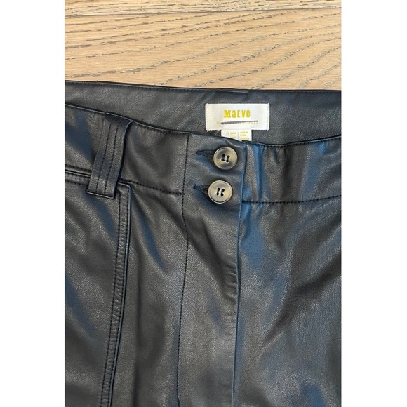 Anthropologie The Naomi Wide-Leg Flare Pants by Maeve: Faux Leather Edition - Picture 7 of 11